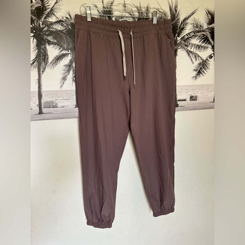 Vuori Weekend Jogger VW422 Lightweight Pants Mauve Pink Sz XL